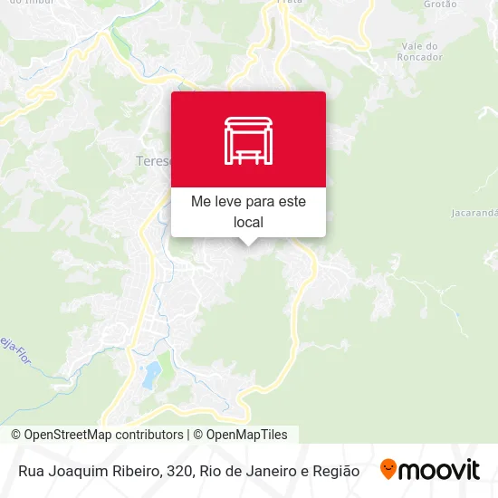 Rua Joaquim Ribeiro, 320 mapa