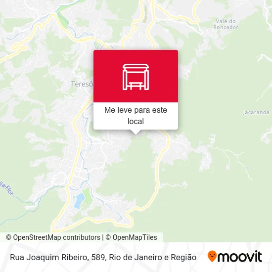Rua Joaquim Ribeiro, 589 mapa