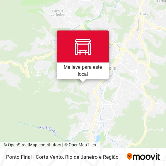 Ponto Final - Corta Vento mapa