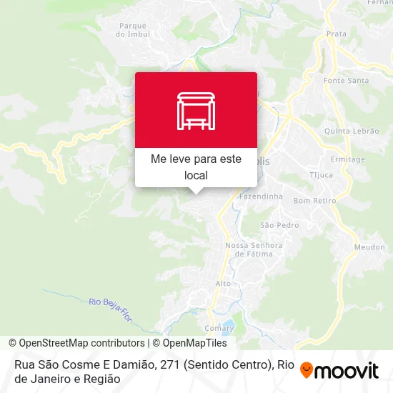 Rua São Cosme E Damião, 271 (Sentido Centro) mapa