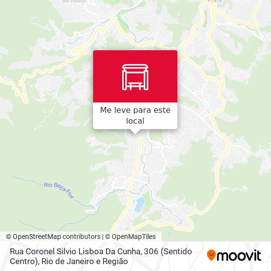 Rua Coronel Silvio Lisboa Da Cunha, 306 (Sentido Centro) mapa