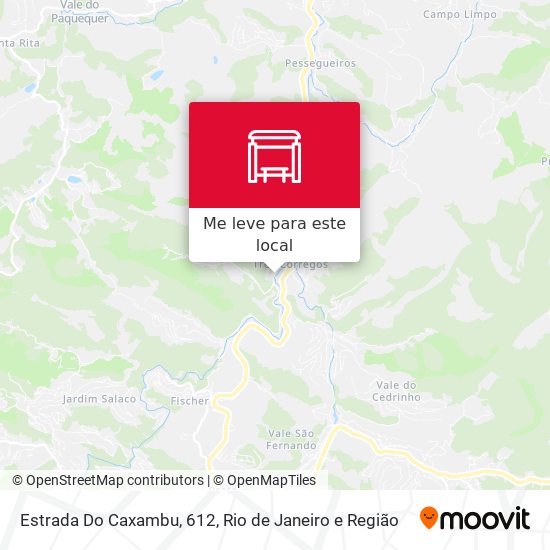 Estrada Do Caxambu, 612 mapa