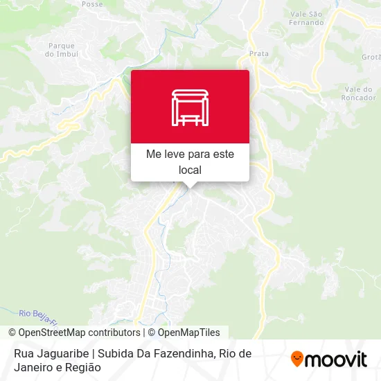 Rua Jaguaribe | Subida Da Fazendinha mapa