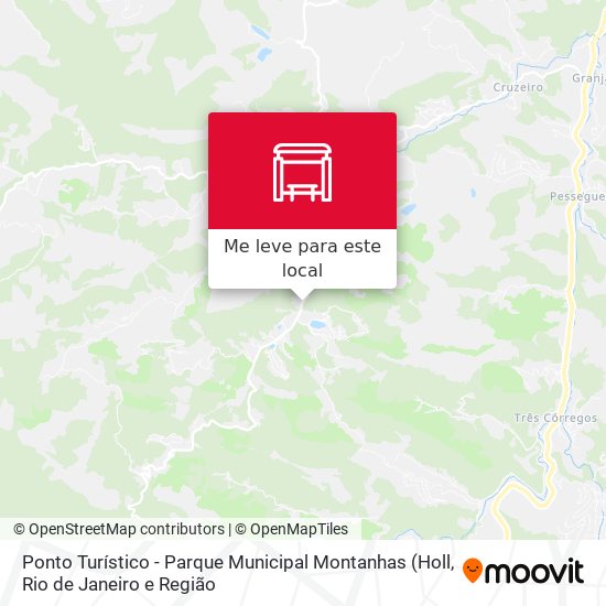 Ponto Turístico - Parque Municipal Montanhas mapa