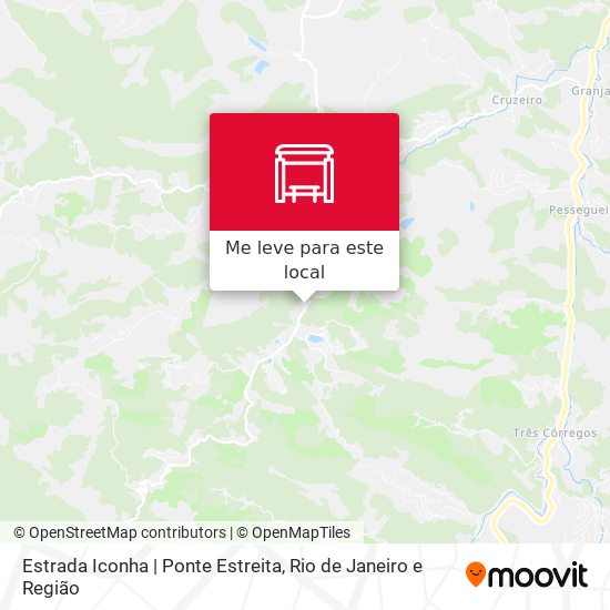 Estrada Iconha | Ponte Estreita mapa