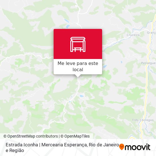 Estrada Iconha | Mercearia Esperança mapa