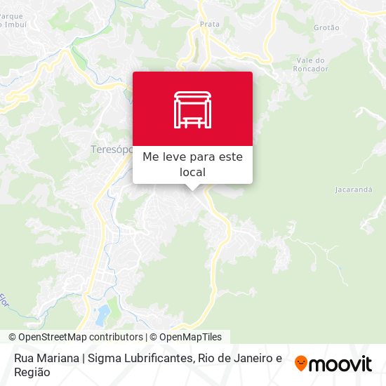 Rua Mariana | Sigma Lubrificantes mapa