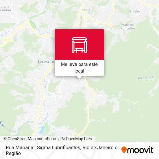 Rua Mariana | Sigma Lubrificantes mapa