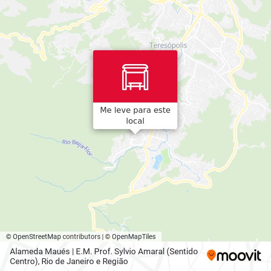 Alameda Maués | E.M. Prof. Sylvio Amaral (Sentido Centro) mapa