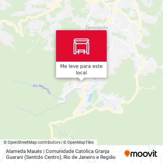 Alameda Maués | Comunidade Católica Granja Guarani  (Sentido Centro) mapa