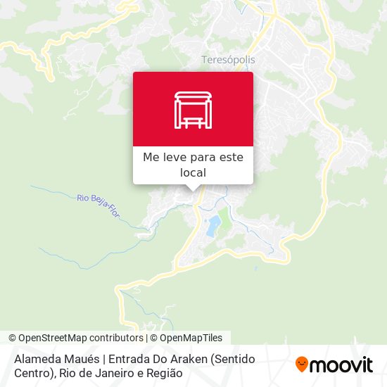Alameda Maués | Entrada Do Araken (Sentido Centro) mapa