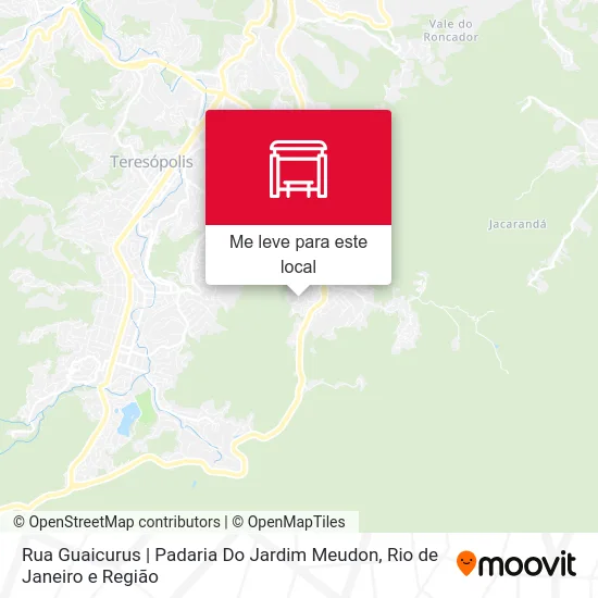 Rua Guaicurus | Padaria Do Jardim Meudon mapa