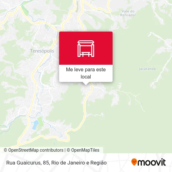 Rua Guaicurus, 85 mapa