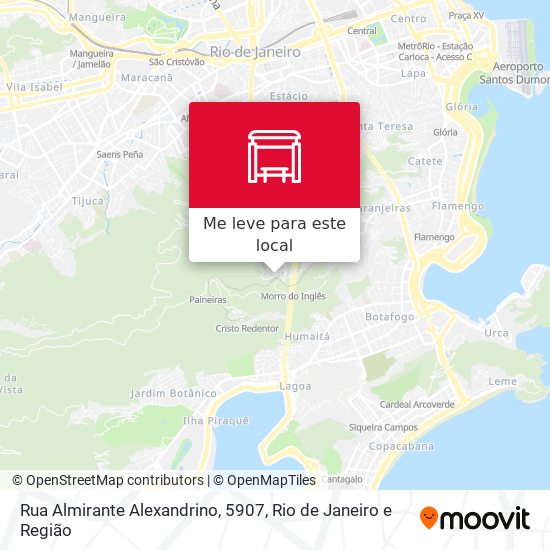 Rua Almirante Alexandrino, 5907 mapa