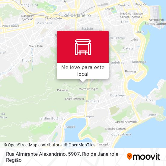 Rua Almirante Alexandrino, 5907 mapa
