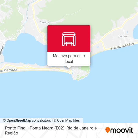 Ponto Final - Ponta Negra (E02) mapa
