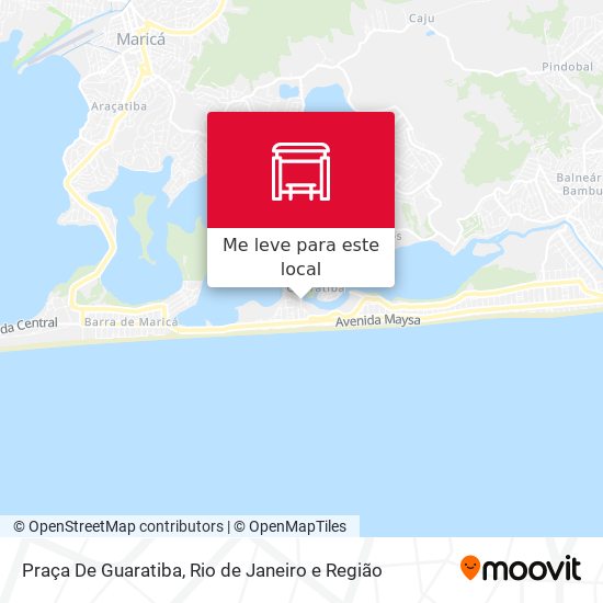 Praça De Guaratiba mapa