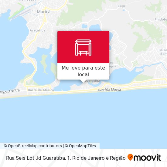 Rua Seis Lot Jd Guaratiba, 1 mapa