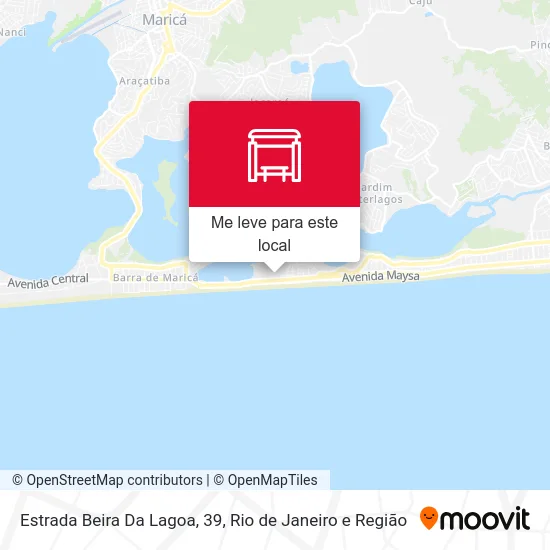 Estrada Beira Da Lagoa, 39 mapa