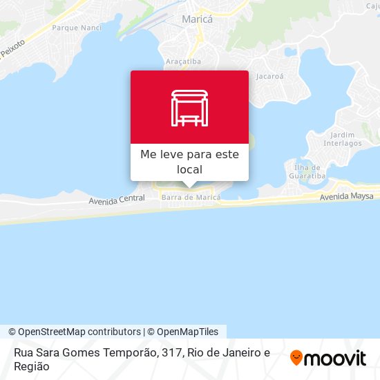Rua Sara Gomes Temporão, 317 mapa