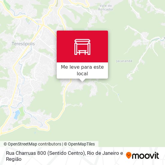 Rua Charruas 800 (Sentido Centro) mapa