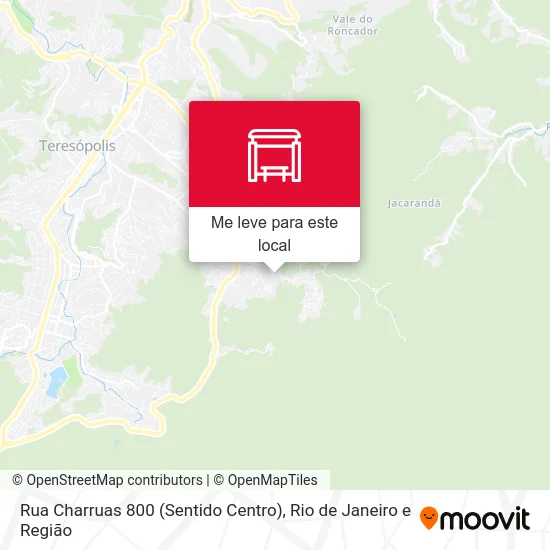 Rua Charruas 800 (Sentido Centro) mapa