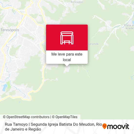 Rua Tamoyo | Segunda Igreja Batista Do Meudon mapa