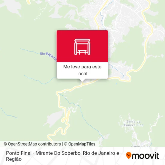 Ponto Final - Mirante Do Soberbo mapa