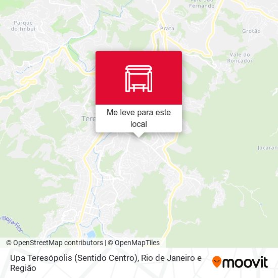 Upa Teresópolis (Sentido Centro) mapa