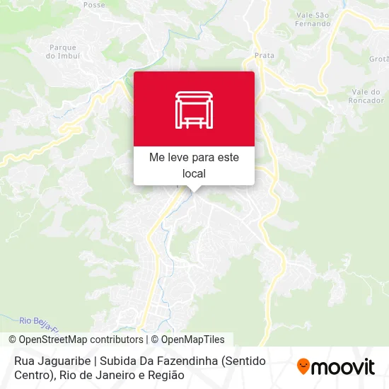 Rua Jaguaribe | Subida Da Fazendinha (Sentido Centro) mapa