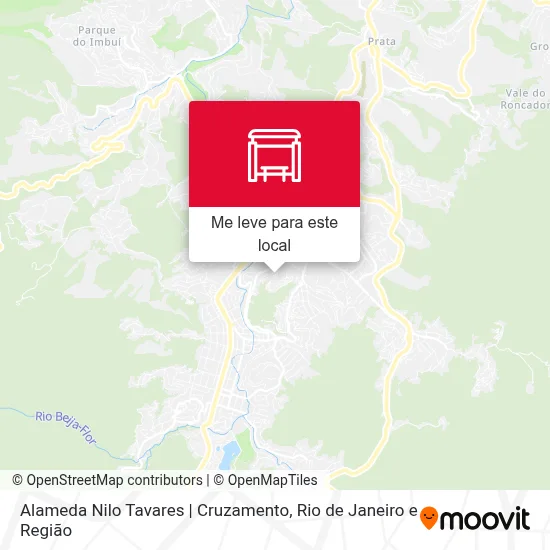 Alameda Nilo Tavares | Cruzamento mapa