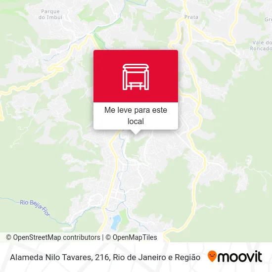 Alameda Nilo Tavares, 216 mapa