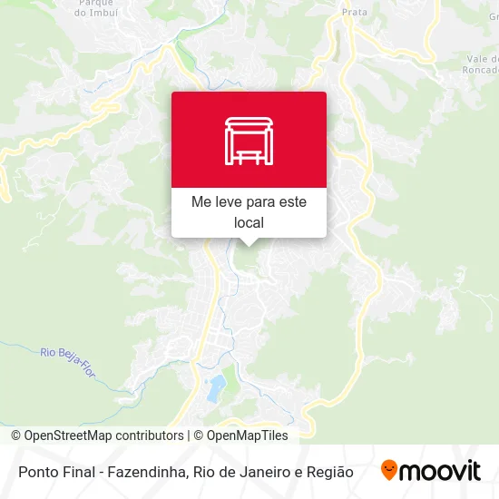 Ponto Final - Fazendinha mapa