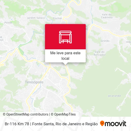 Br-116 Km 78 | Fonte Santa mapa