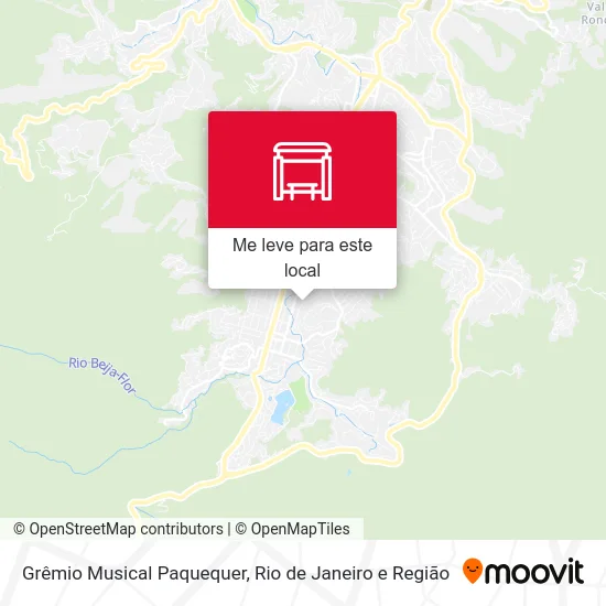 Grêmio Musical Paquequer mapa