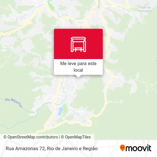 Rua Amazonas 72 mapa