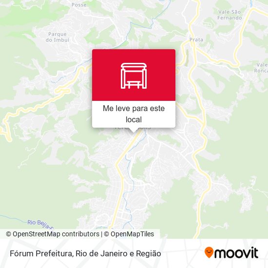 Fórum Prefeitura mapa