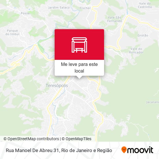 Rua Manoel De Abreu 31 mapa