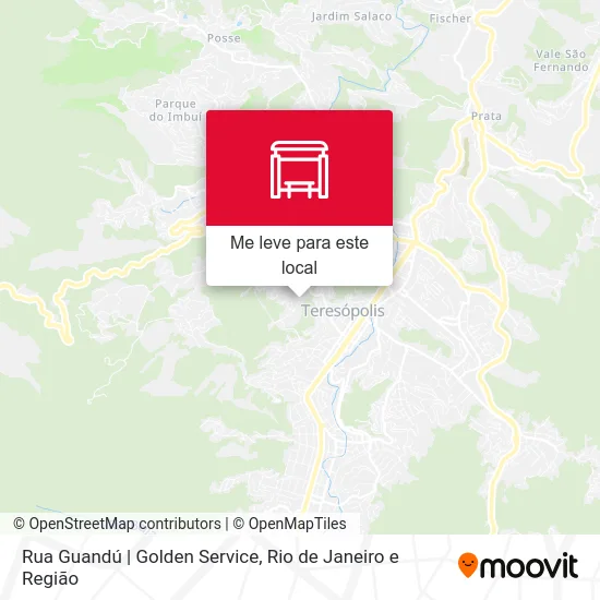 Rua Guandú | Golden Service mapa