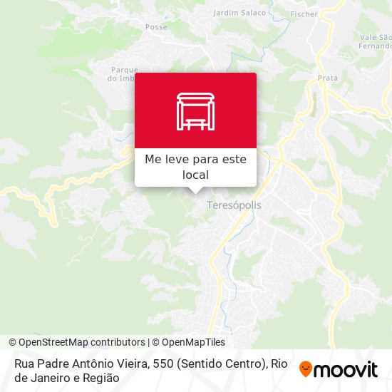 Rua Padre Antônio Vieira, 550 (Sentido Centro) mapa