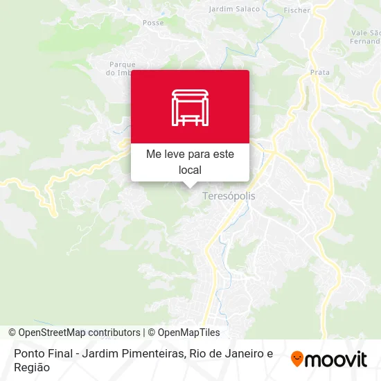 Ponto Final - Jardim Pimenteiras mapa