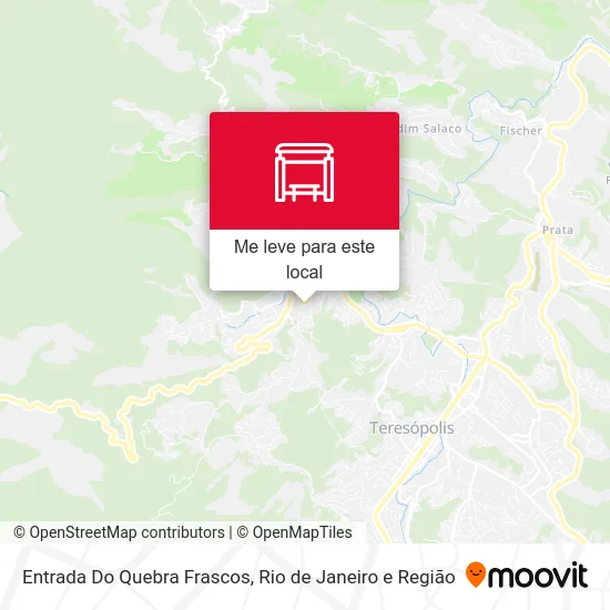 Entrada Do Quebra Frascos mapa