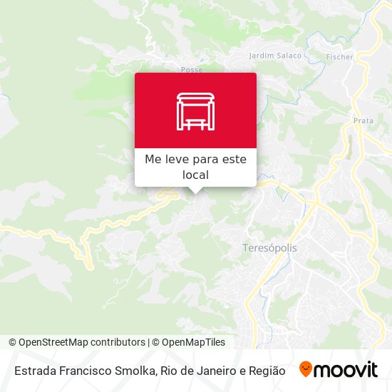 Estrada Francisco Smolka mapa