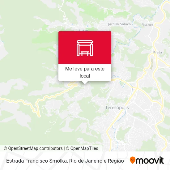 Estrada Francisco Smolka mapa