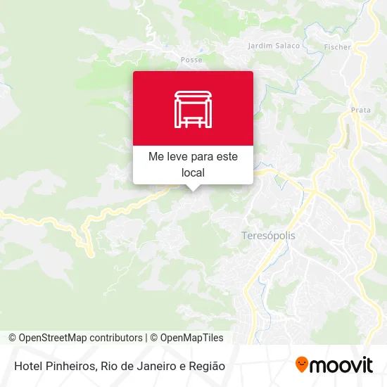 Hotel Pinheiros mapa