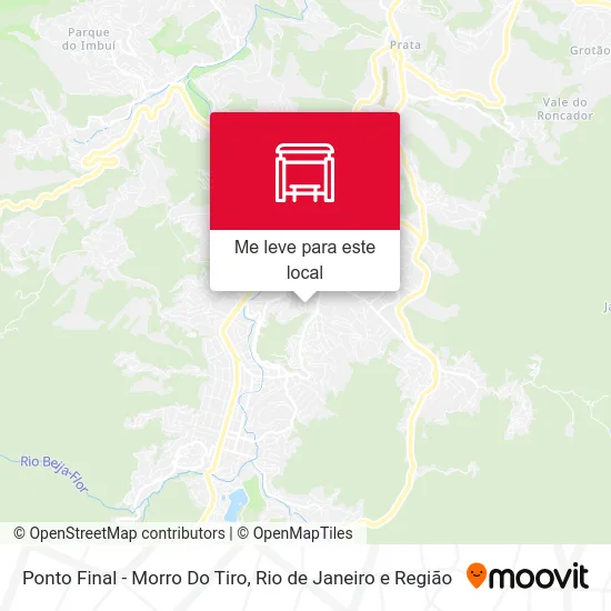 Ponto Final - Morro Do Tiro mapa