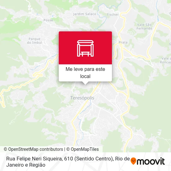 Rua Felipe Neri Siqueira, 610 (Sentido Centro) mapa