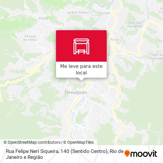 Rua Felipe Neri Siqueira, 140 (Sentido Centro) mapa