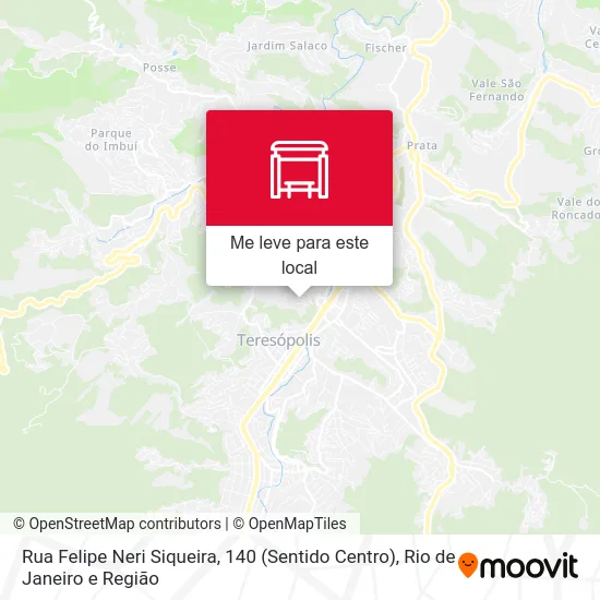 Rua Felipe Neri Siqueira, 140 (Sentido Centro) mapa