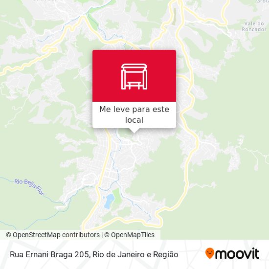 Rua Ernani Braga 205 mapa